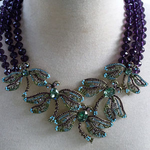 Heidi Daus DRAGONFLY ARTISTRY NECKLACE 3 Strand